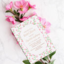 Search for natural bridal shower invitations Pink