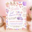 Search for pink pajama party invitations Girls sleepover