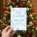 Search for baby its cold outside invitations Blue