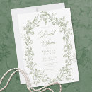 Search for classic elegant bridal shower invitations Formal
