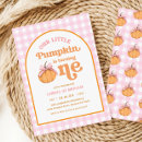 Search for pink pumpkin 1st birthday invitations Harvest