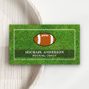 Search for football coach business cards Training