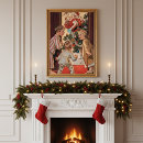 Search for vintage christmas art Antique