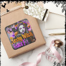 Search for witch face stickers Haunted house