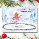 Search for ice skating dog cards Snow