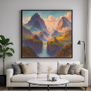 Search for serene landscape posters Ethereal