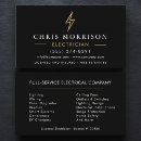 Search for electrician business cards Electrical contractor