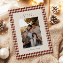 Search for red plaid christmas cards Elegant