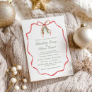 Search for red bow invitations Winter