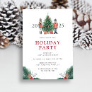 Search for corporate open house invitations Red and green