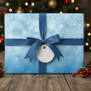Search for blue snowflake wrapping paper Pastel