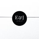 Search for vintage typography wedding stickers Chic