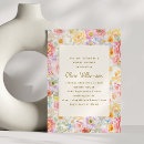 Search for lilac and peach invitations Elegant