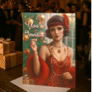 Search for 1920s christmas invitations Flapper