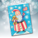 Search for patriotic santa christmas cards America