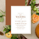 Search for terracotta wedding invitations Burnt orange