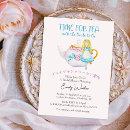 Search for alice in wonderland bridal shower invitations Time for tea