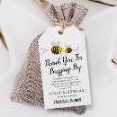 Search for honey bee gift tags Yellow