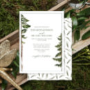 Search for pine green wedding invitations Winter