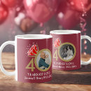 Search for 40th wedding anniversary mugs 40 years married
