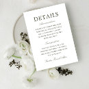 Search for information wedding enclosure cards Modern minimal simple
