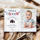 Search for patriotic 1st birthday invitations Stars and stripes