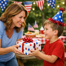 Search for white star wrapping paper Red white blue