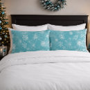 Search for snowflake pillowcases White snowflakes
