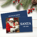 Search for santa business cards Santa for hire