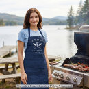Search for lake house aprons Navy blue