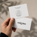 Search for add your logo business cards Elegant minimalist design