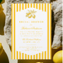 Search for lemon bridal shower invitations Stripes