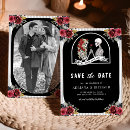 Search for skeleton save the dates Black and white