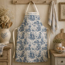 Search for countryside aprons Toile de jouy