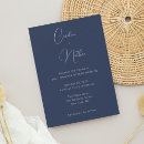 Search for black navy wedding invitations Classic
