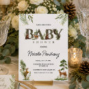Search for wildlife baby shower invitations Calligraphy typography whimsical modern