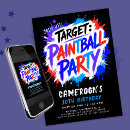 Search for neon paint splatter invitations Grunge