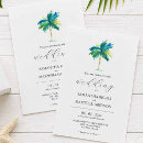 Search for palms wedding invitations Island