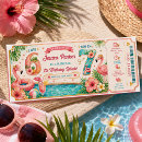 Search for watercolor flamingo invitations Hibiscus flowers