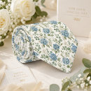 Search for blue hydrangea ties Groom