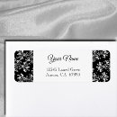 Search for elegant damask return address labels Vintage