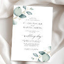 Search for simple calligraphy rustic greenery wedding invitations Watercolor
