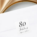 Search for 80th stickers Eighty and fabulous