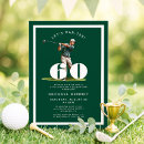 Search for golf 60th birthday invitations Sports