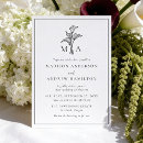 Search for white lily wedding invitations Modern