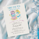 Search for tea time bridal shower invitations Teacups