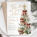 Search for holiday wedding invitations Red