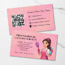 Search for cleaning logos for business cards For her