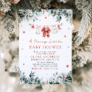 Search for christmas baby shower invitations Winter wonderland