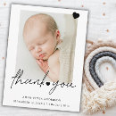Search for birth announcement thank you postcards Simple